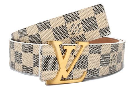 white checkered lv belt|louis vuitton unisex belt.